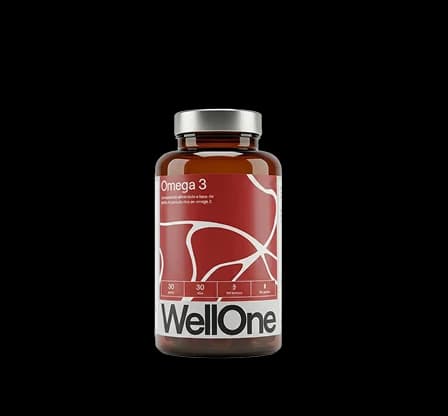 un bote de omega 3